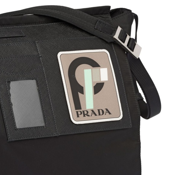 Authentic Prada Leather Trimmed Messenger - Picture 5 of 10